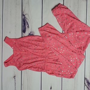 Pink Stars Girl Romper